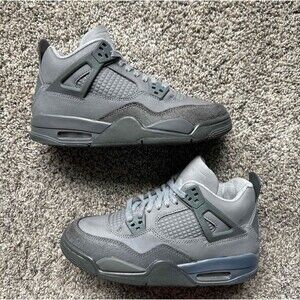 Nike Air Jordan 4 Retro Wet Cement Size 4.5 Youth (Size 6 Women's)